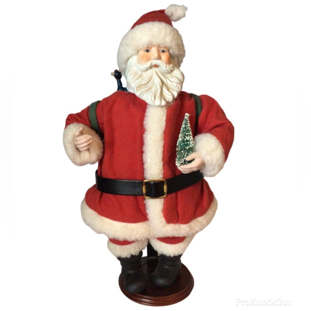 SANTA CLAUS WITH STAND